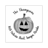 Jack O Lantern Pumpkin Patch Rubber Stamp Rubberstempel (Afrduk)