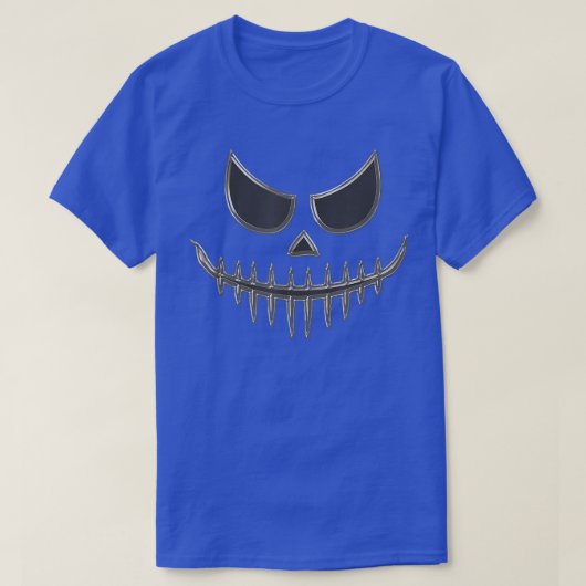 Jack O' Lantern Pumpkin Scary Face Easy Halloween T-shirt (Design voorkant)