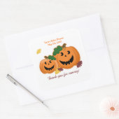 Jack O Lantern Pumpkins Baby shower Favor Sticker (Envelop)