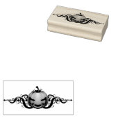 Jack-O-Lantern Rubberstempel (Gestempeld)
