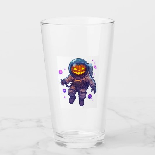 Jack-o'-lantern Ruimtevaarder Glas (Voorkant)