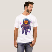 Jack-o'-lantern Ruimtevaarder T-shirt (Voorkant volledig)