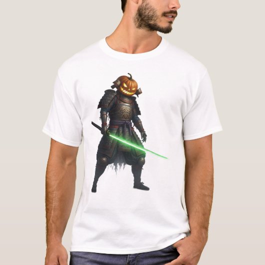 Jack-o'-lantern Samurai T-shirt (Voorkant)