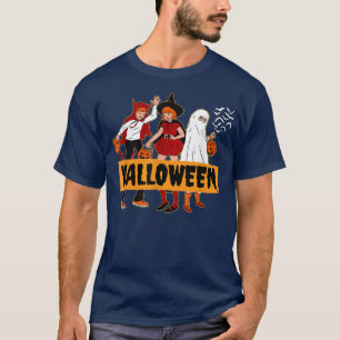 Jack O Lantern Scary Carved Pumpkin Face1259 T-shirt