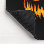 Jack O Lantern Scary Carved Pumpkin Face Halloween Muismat (Hoek)