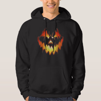Jack O Lantern Scary Pumpkin Face Funny Halloween Hoodie