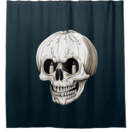 Jack O Lantern Schedel Halloween Gotisch Douchegordijn