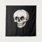 Jack O Lantern Schedel Halloween Gotisch Wandkleed (Voorkant)