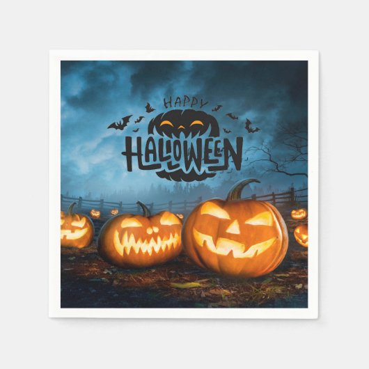 Jack-O-Lantern Servet (Voorkant)