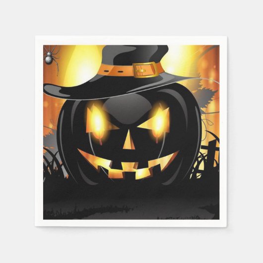 Jack-o-Lantern Servet (Voorkant)