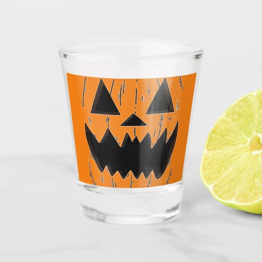 Jack O' Lantern Shot Glas (Voorkant)