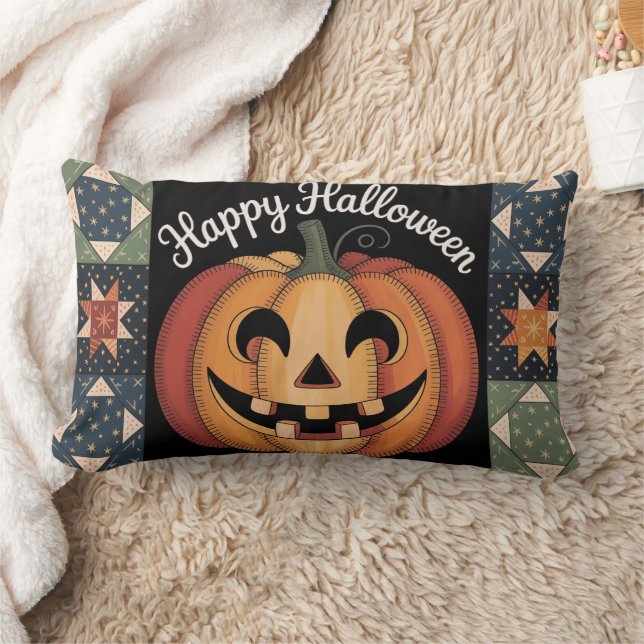Jack-O'-Lantern Sierkussen Hoesje Kussen (Deken)