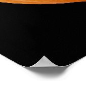 Jack o' Lantern Sinister Face, Halloween Pumpkin Poster (Hoek)