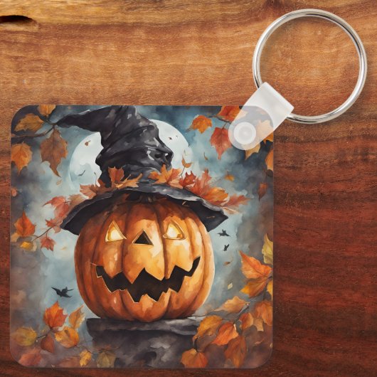 Jack O Lantern Sleutelhanger (Achterkant)