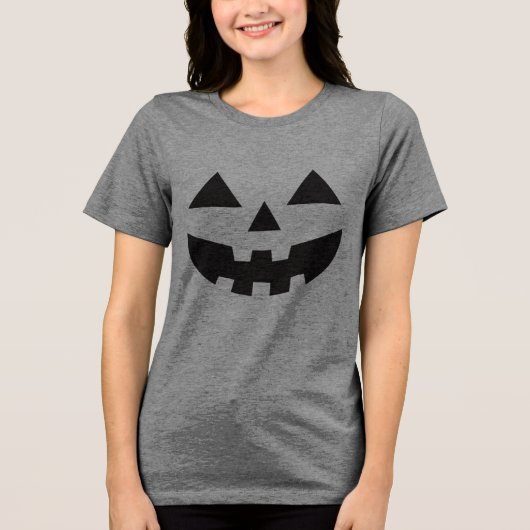 Jack O Lantern Smile Pompoen Halloween T-shirt (Voorkant)