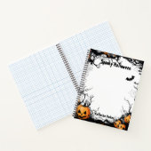 Jack O Lantern Spooky Halloween Notitieboek (Binnen)