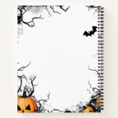 Jack O Lantern Spooky Halloween Notitieboek (Achterkant)