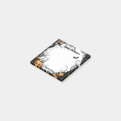 Jack O Lantern Spooky Halloween Post-it® Notes (Schuin)