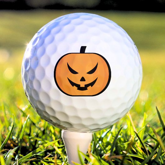 Jack O Lantern Spooky Halloween Pumpkin Golfballen