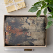 Jack O Lantern Spooky Mansion Halloween Decoupage Tissuepapier (Geschenk)