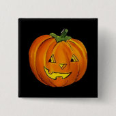  Jack O Lantern Square Button (Voorkant)