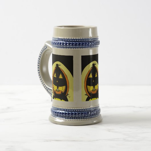 Jack o' Lantern Stein Bierpul (Voorkant links)