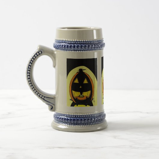 Jack o' Lantern Stein Bierpul (Links)