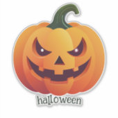 Jack-o-lantern Sticker (Voorkant)
