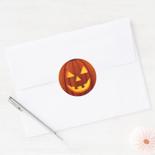 Jack-O'-Lantern Sticker (Envelop)