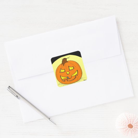 Jack o' Lantern Stickers (Envelop)