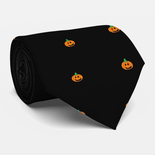 Jack O Lantern Stropdas (Opgerold)