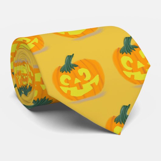 Jack-O’-Lantern Stropdas (Opgerold)