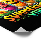 Jack-o-lantern Summerween Vibes Skeleton Summer Wa Poster (Hoek)
