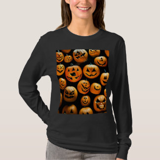 Jack-O-Lantern T-shirt met lange mouwen