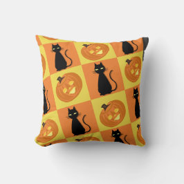 Jack-o’-lantern throw pillow kussen