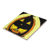 Jack o' Lantern Tile Tegeltje (Zijkant)