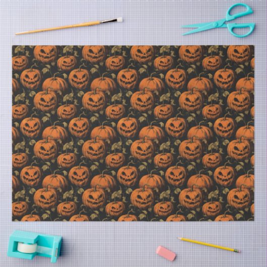  Jack O Lantern Tissuepapier (Craft)