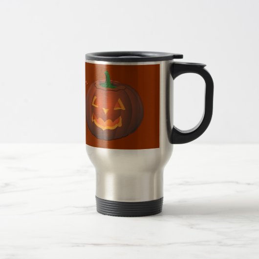 Jack-o-lantern Travel Mug Halloween Pumpkin Cups Reisbeker (Rechts)