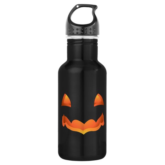 Jack-o-lantern Travel Mug Halloween Pumpkin Cups Waterfles (Voorkant)