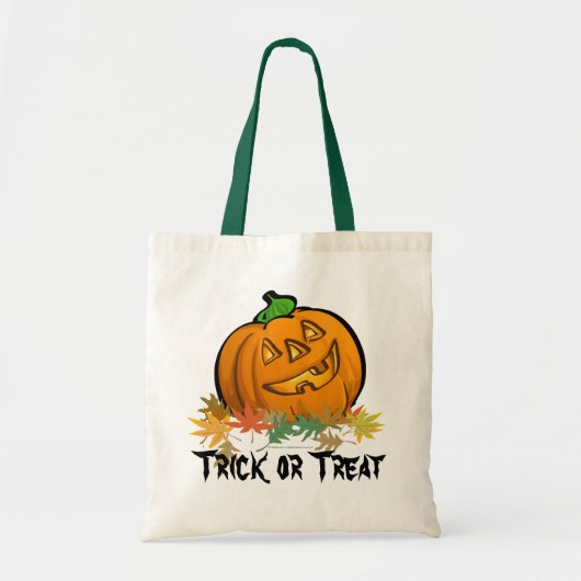 Jack o Lantern Trick or treat Bag Tote Bag (Voorkant)