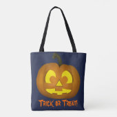 Jack O' Lantern Trick or treat Tote Bag (Achterkant)