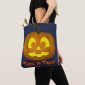 Jack O' Lantern Trick or treat Tote Bag (Dichtbij)