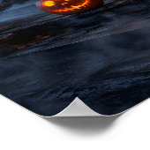 Jack-o'-Lantern Veranda Rij Poster (Hoek)