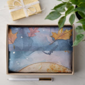 Jack-o'-Lantern Volle Maan Waterverf Decoupage Tissuepapier (Geschenk)