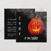 Jack o Lantern Web Halloween Party Kaart (Voorkant / Achterkant)