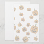 Jack O' Lanterns achtergrond Briefpapier (Voorkant / Achterkant)