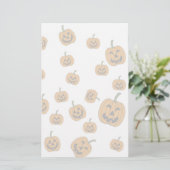 Jack O' Lanterns achtergrond Briefpapier (Staand voorkant)
