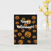 Jack O' Lanterns achtergrond Kaart (Gele Bloem)