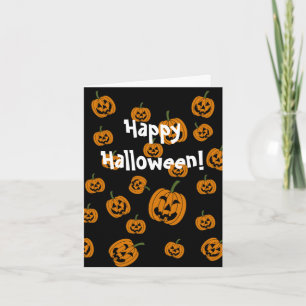 Jack O' Lanterns achtergrond Kaart