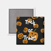 Jack O' Lanterns achtergrond Magneet (Voorkant / Achterkant)